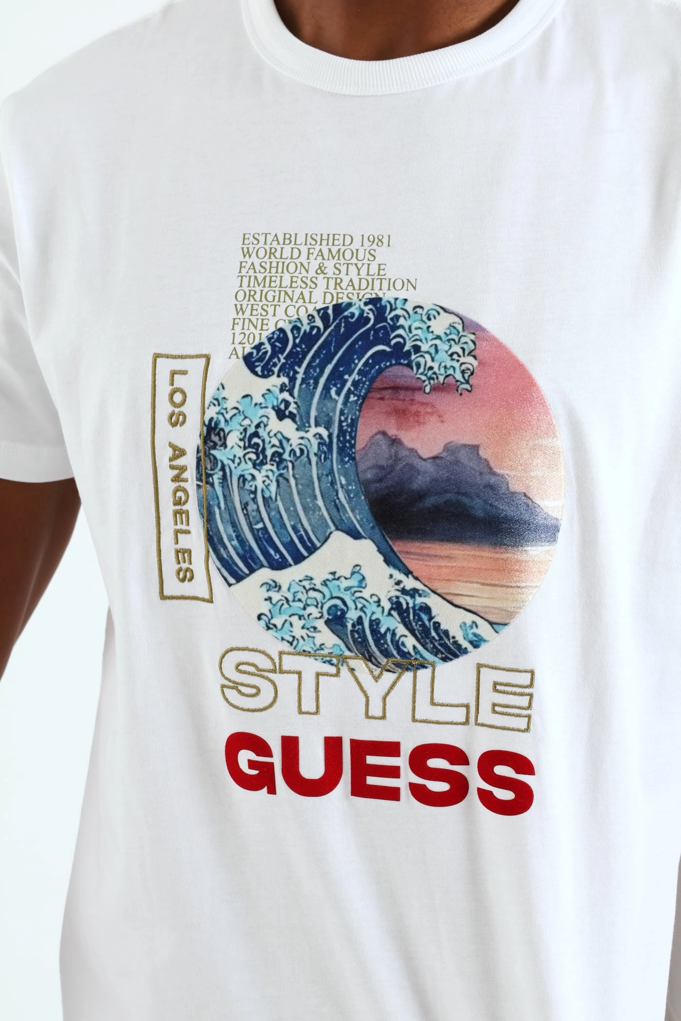Modern Wear Japanese Wave Tee - White