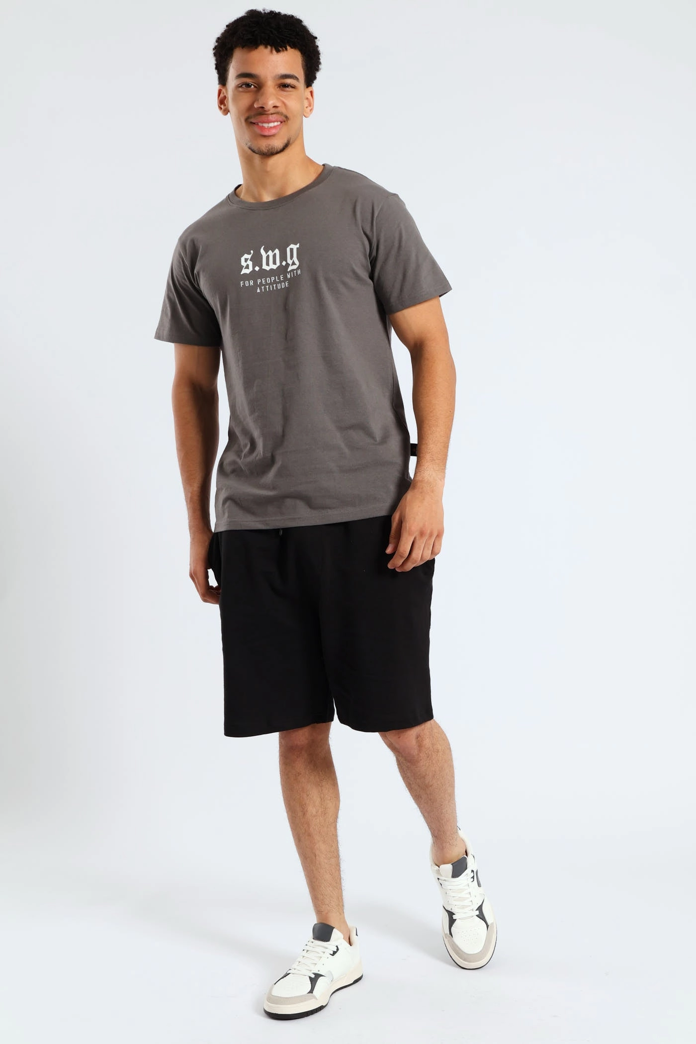 Perfect Fit Classic Fit Basic Fleece Short - Black