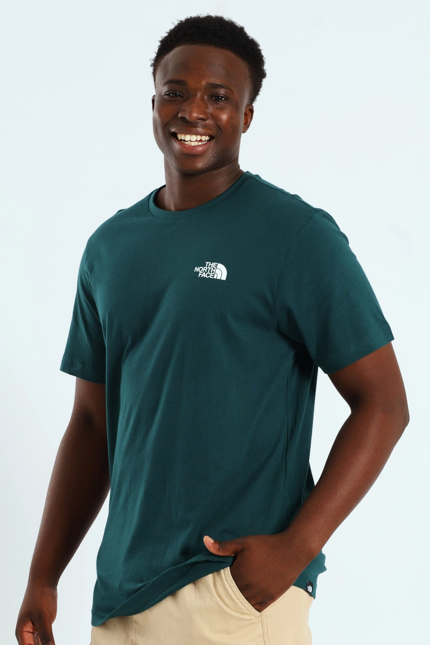Simple Dome Tee - Forest Green Subtle Details Fashionable Layer