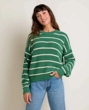 Bianca Shaker Crew Sweater relaxed shape Reinforced Shoulder Seams