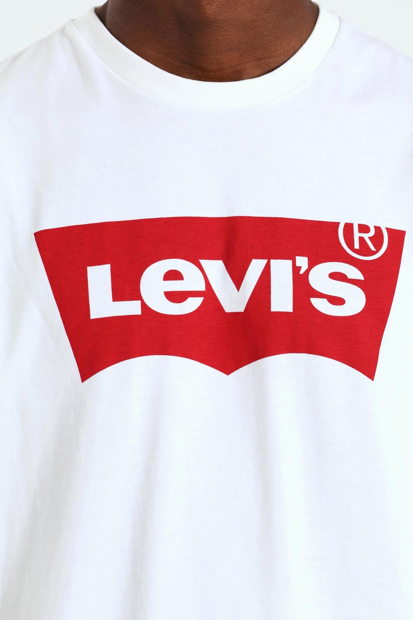 Casual Choice Wear High-End Quality Graphic Set-In Neck Tee - White