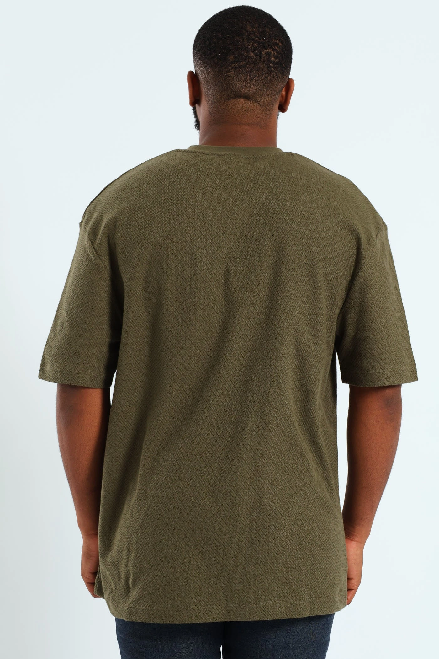 Pointelle Textured Tee - Fatigue Eco-friendly