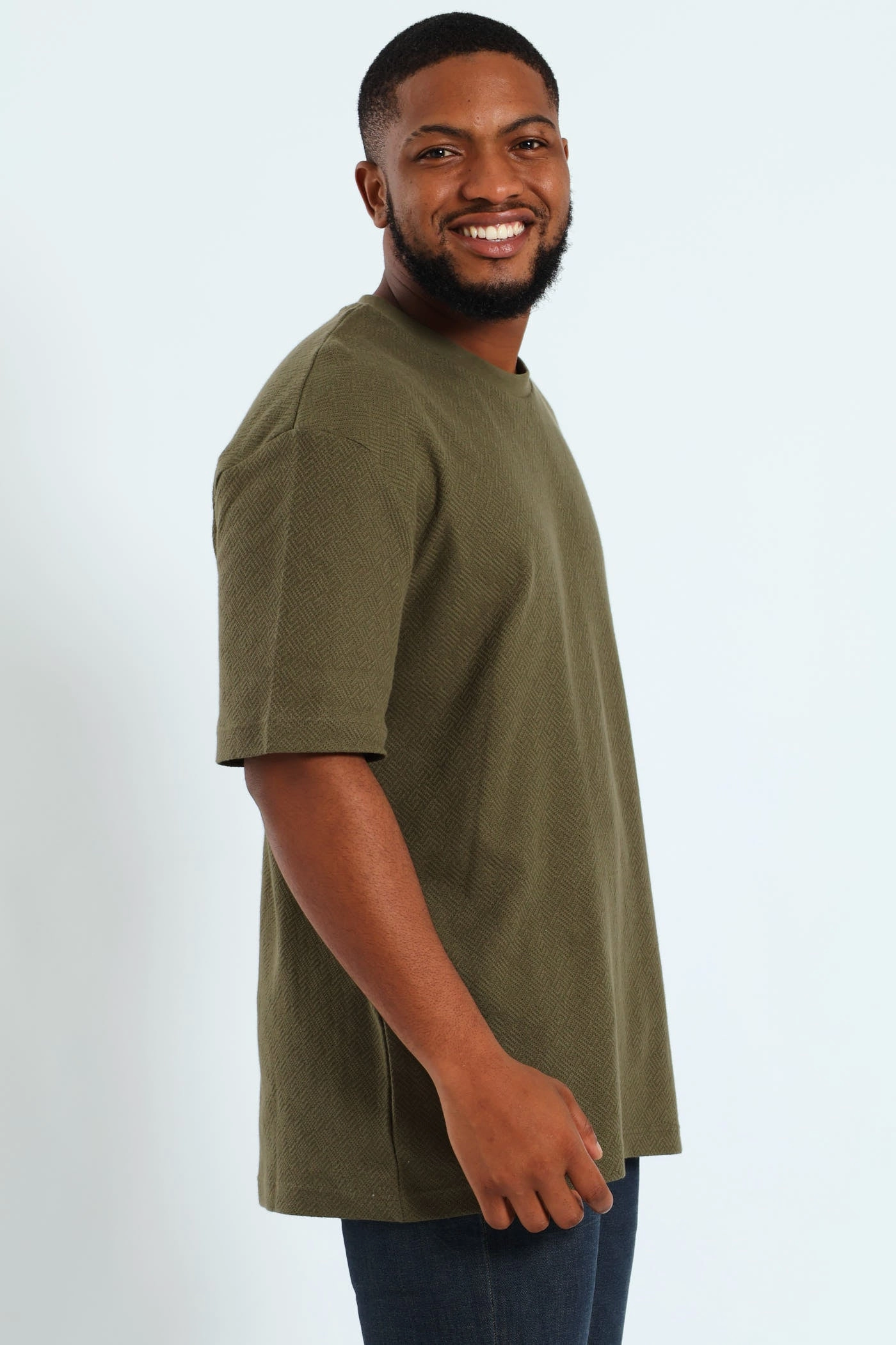 Pointelle Textured Tee - Fatigue harmonious Cozy Style