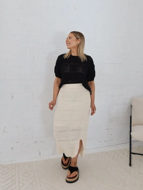 Radiance Crochet Skirt - Vanilla Smart Design