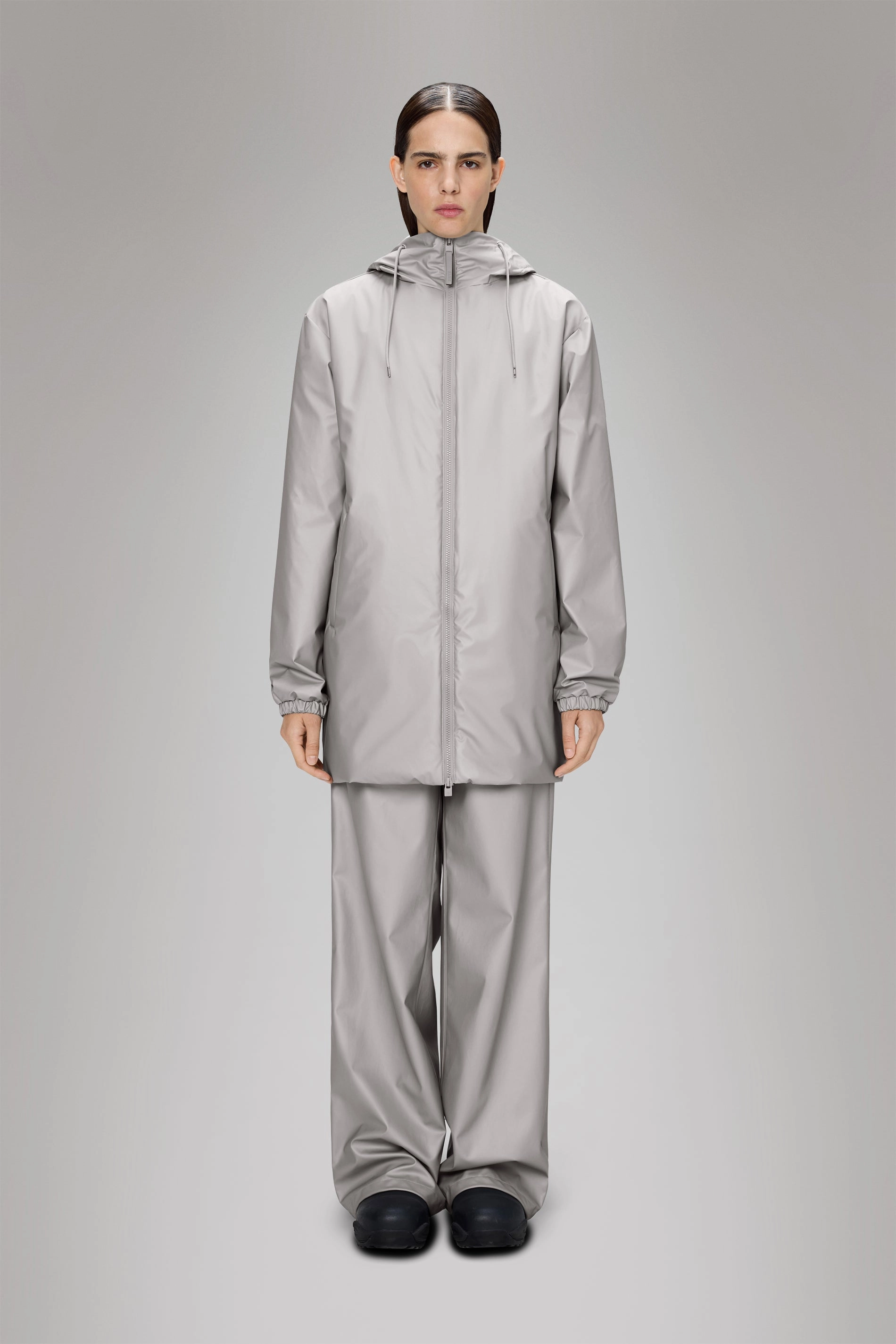 Lohja Long Insulated Jacket Magnetic Closures