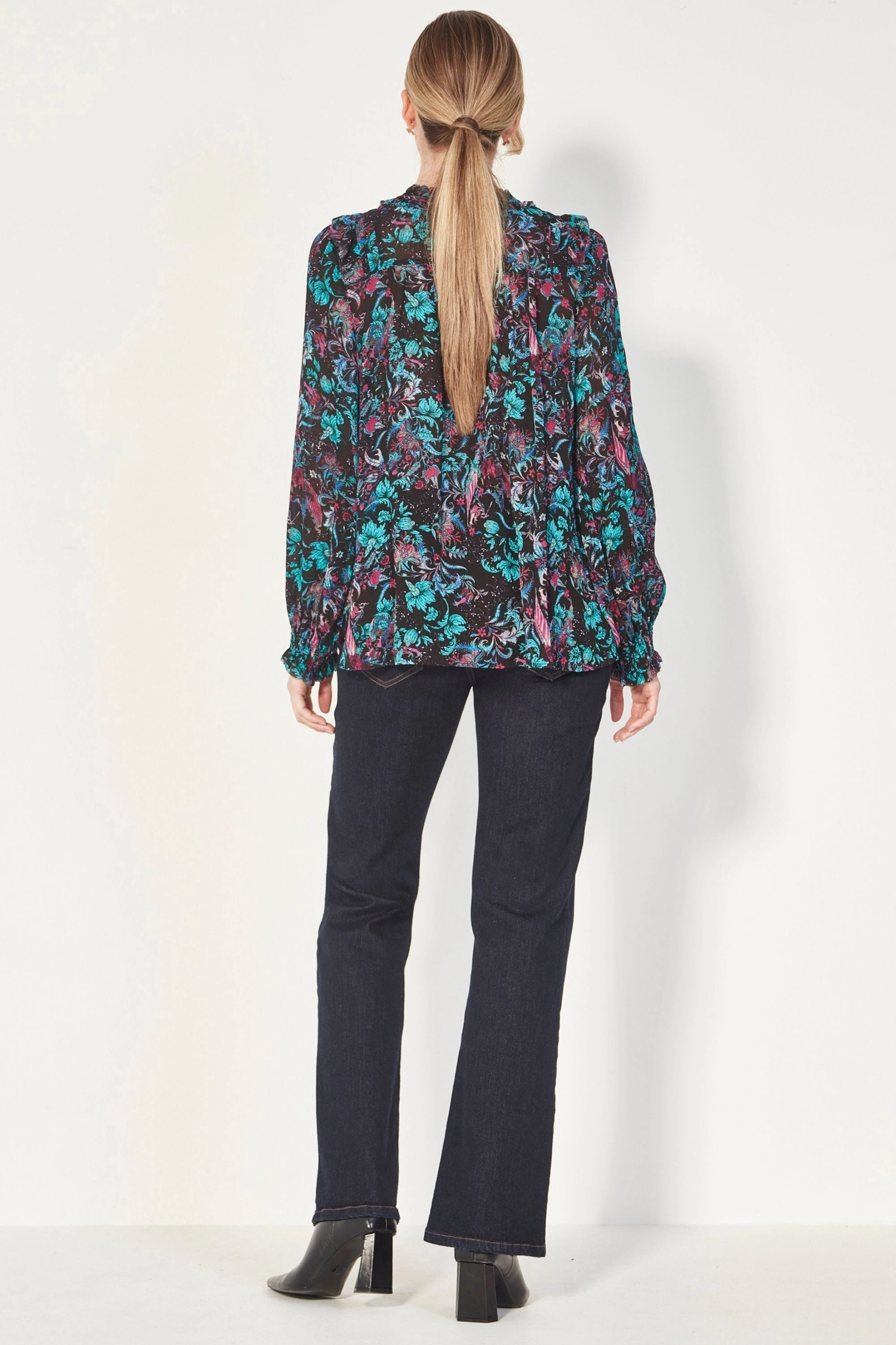 Roll Up Hood NIGHTSHADE BLOUSE - 9631JX