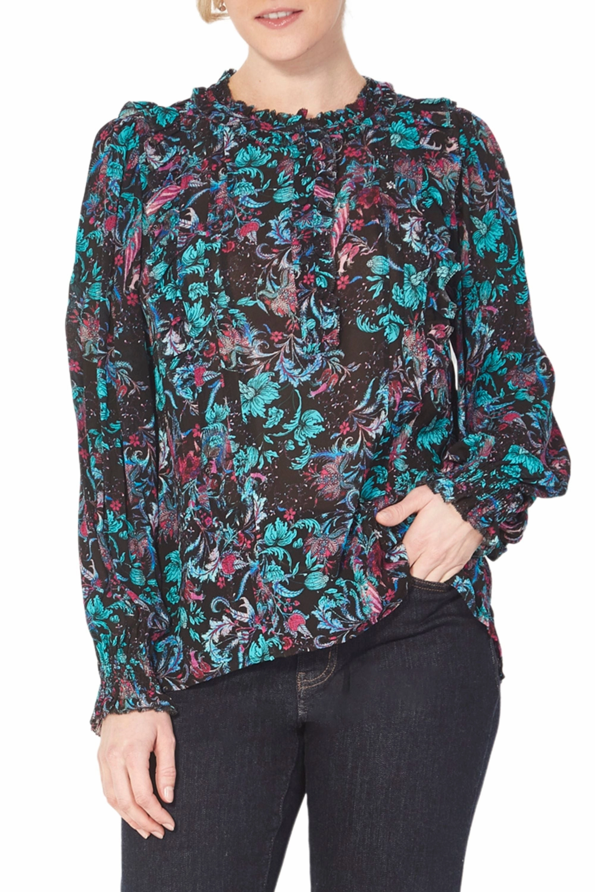 NIGHTSHADE BLOUSE - 9631JX Ultraviolet Protection Factor All Season Versatility