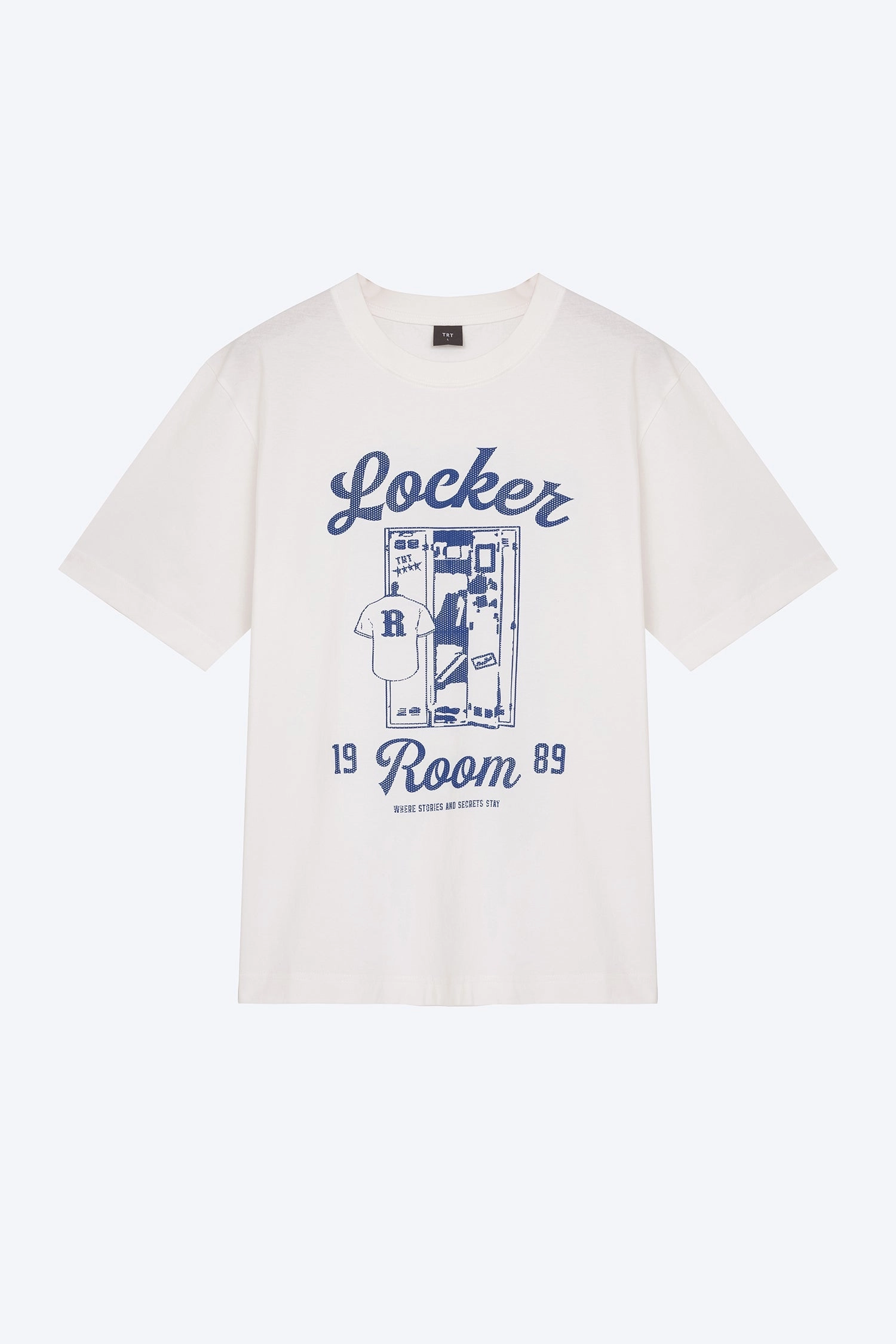 College Locker Room Tee - Cream Airflow Ventilation Zones