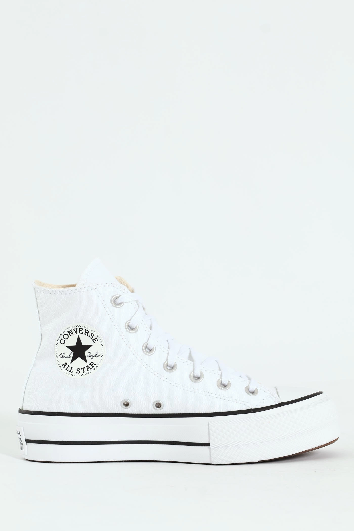 Gym workout Sneaker Upgrade Chuck Taylor Canvas All Star Platform Sneaker - White