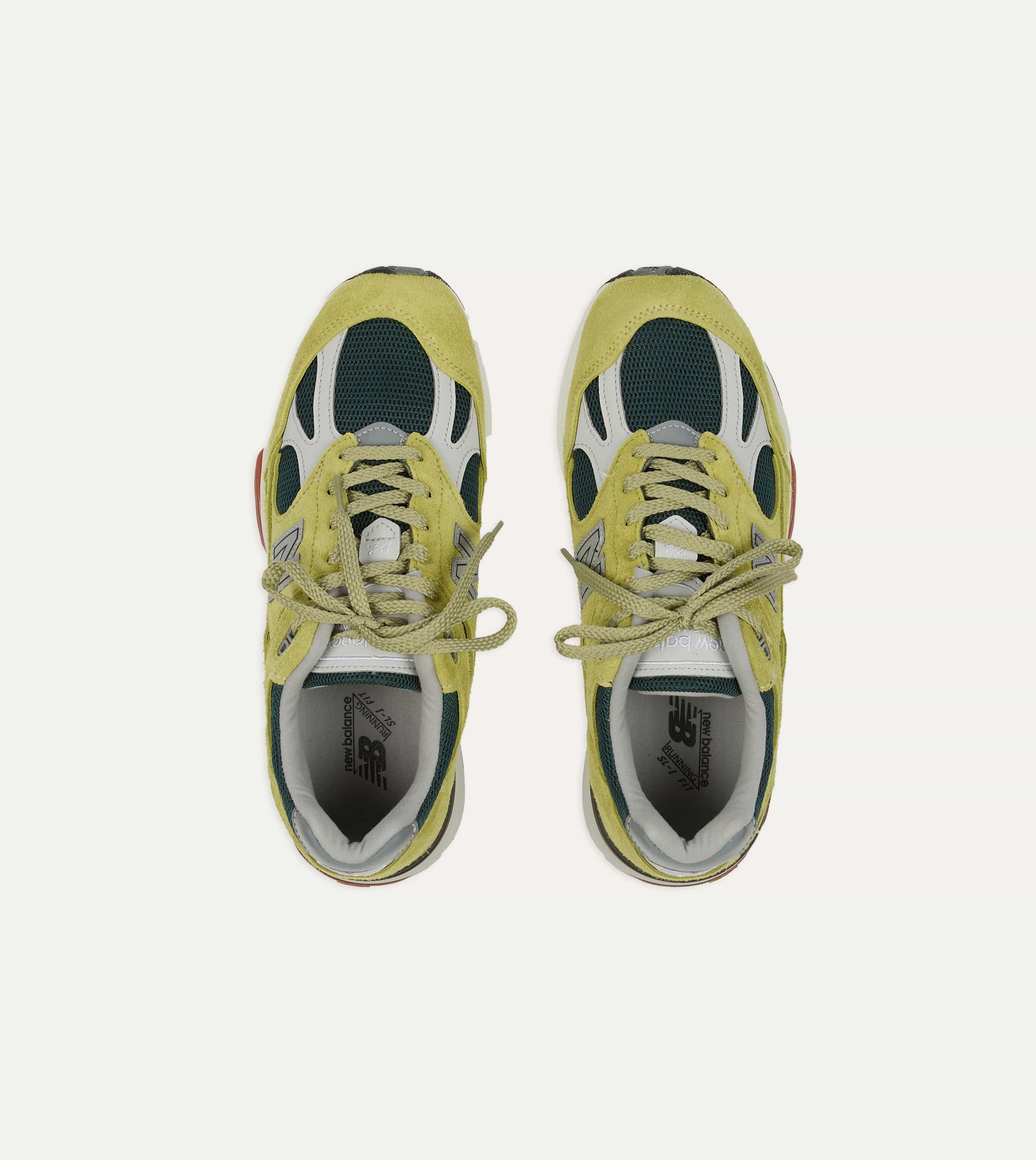 New Balance 'Grape Sorbet' Beechnut Made in UK 991v2 Trainers Ventilation Channel System