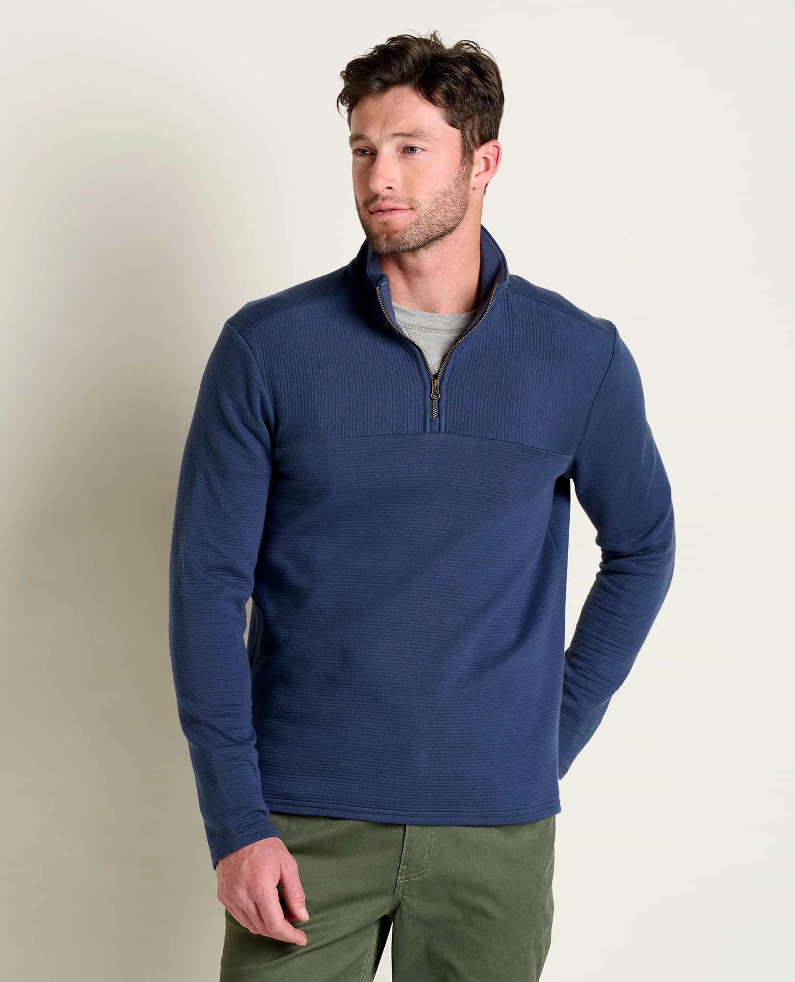Layering Comfort Chilly Days Wear Moonwake 1/4 Zip Pullover