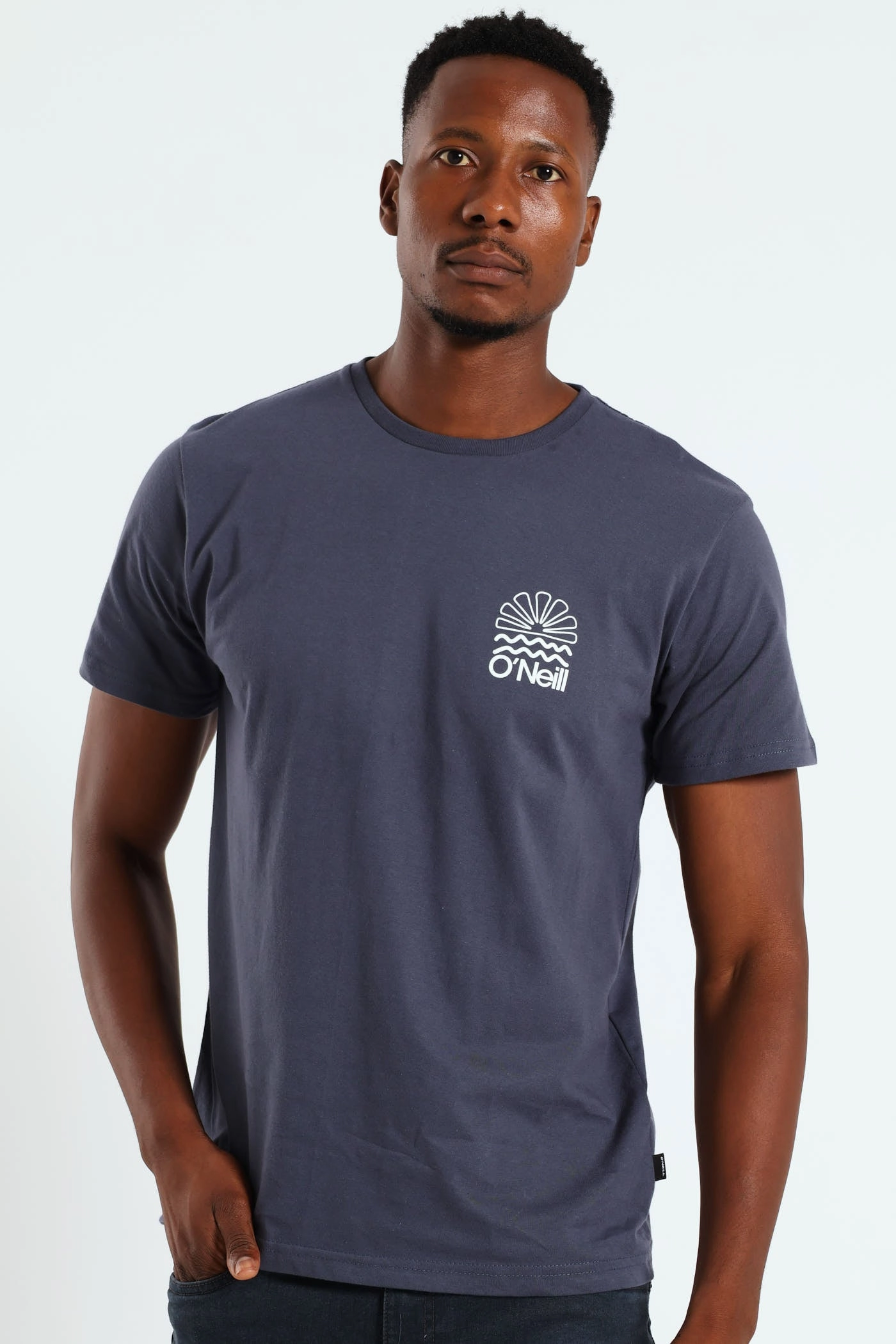 Bold Style sporty wear Radiate Tee - Navy