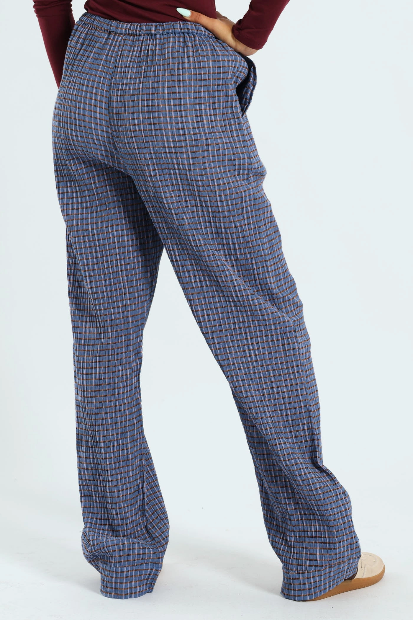 Relaxed Lounge Pants - Blue clean look