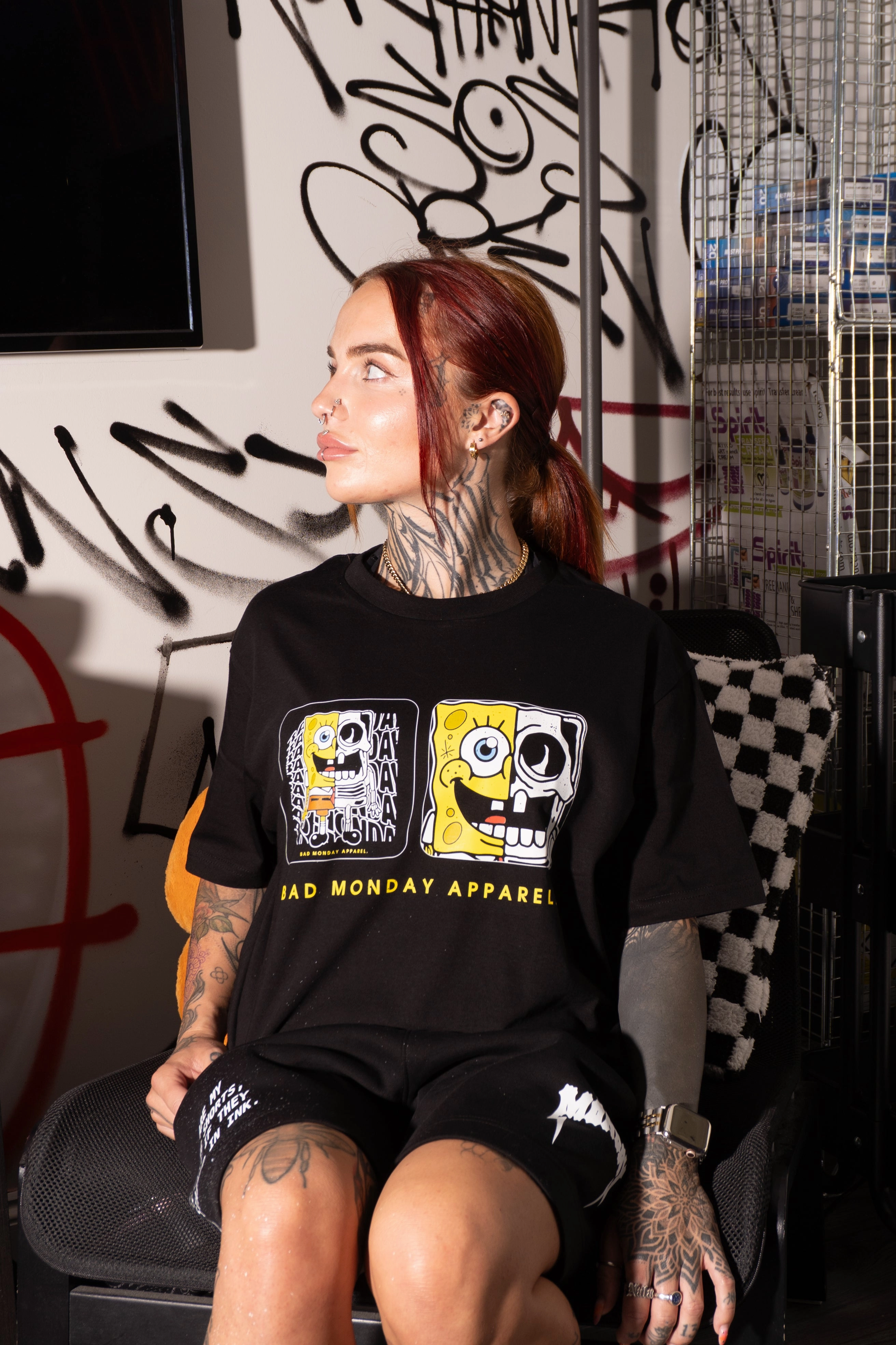 Bonebob Box Tee / Front Print Easycare