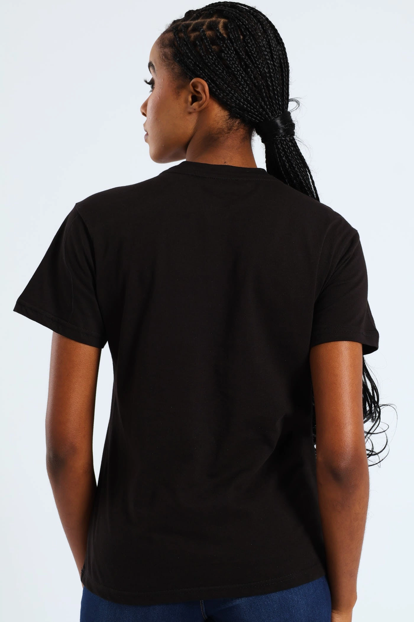 Beauty In Chaos Abstract Frame Foil Tee - Black Ventilated Side Panels YarnDyedQuality