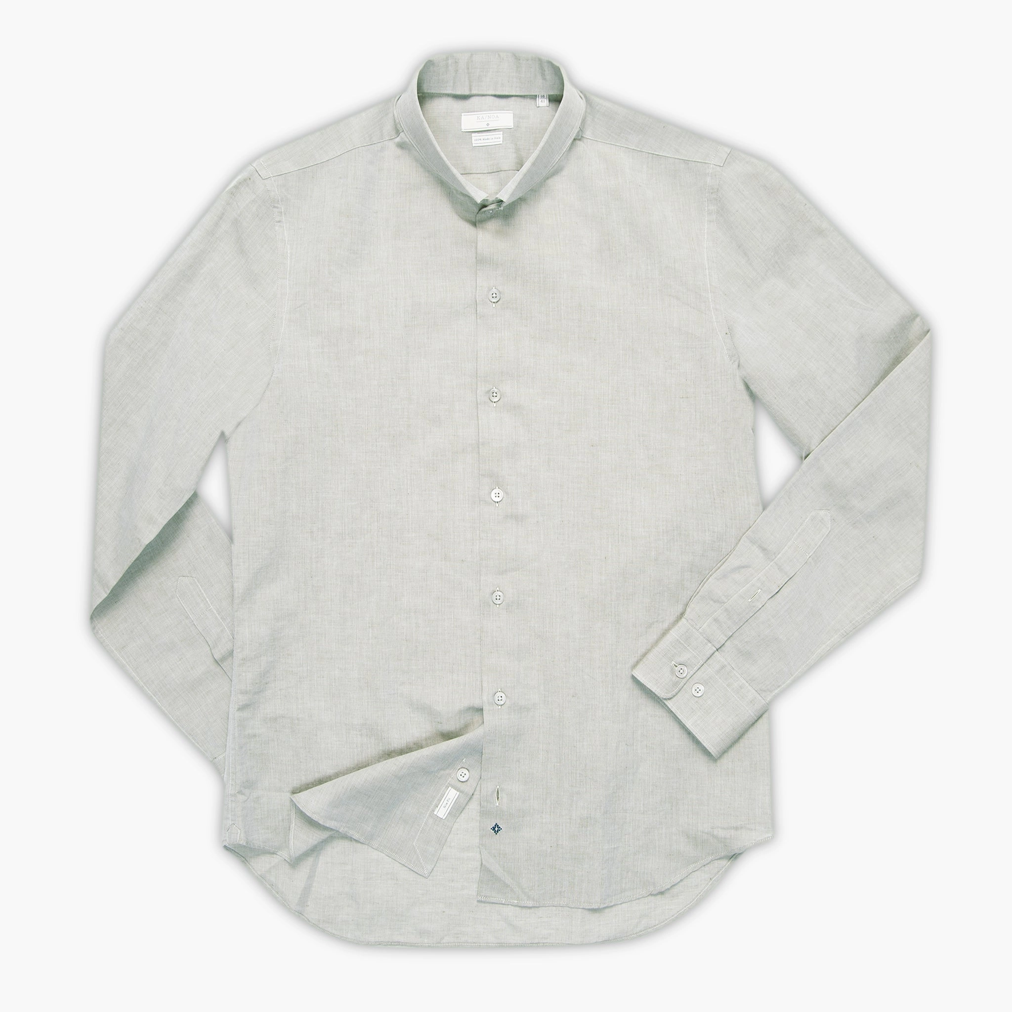 Bohemian Conrad shirt in Flame Cotton/Linen