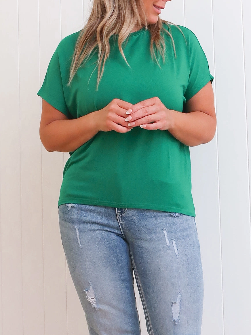 Riley Tee - Jade BambooBlend