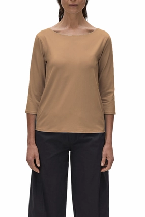 RELAXED BOAT NECK - F012630 Trendy Vibes Wear Stylish Casual