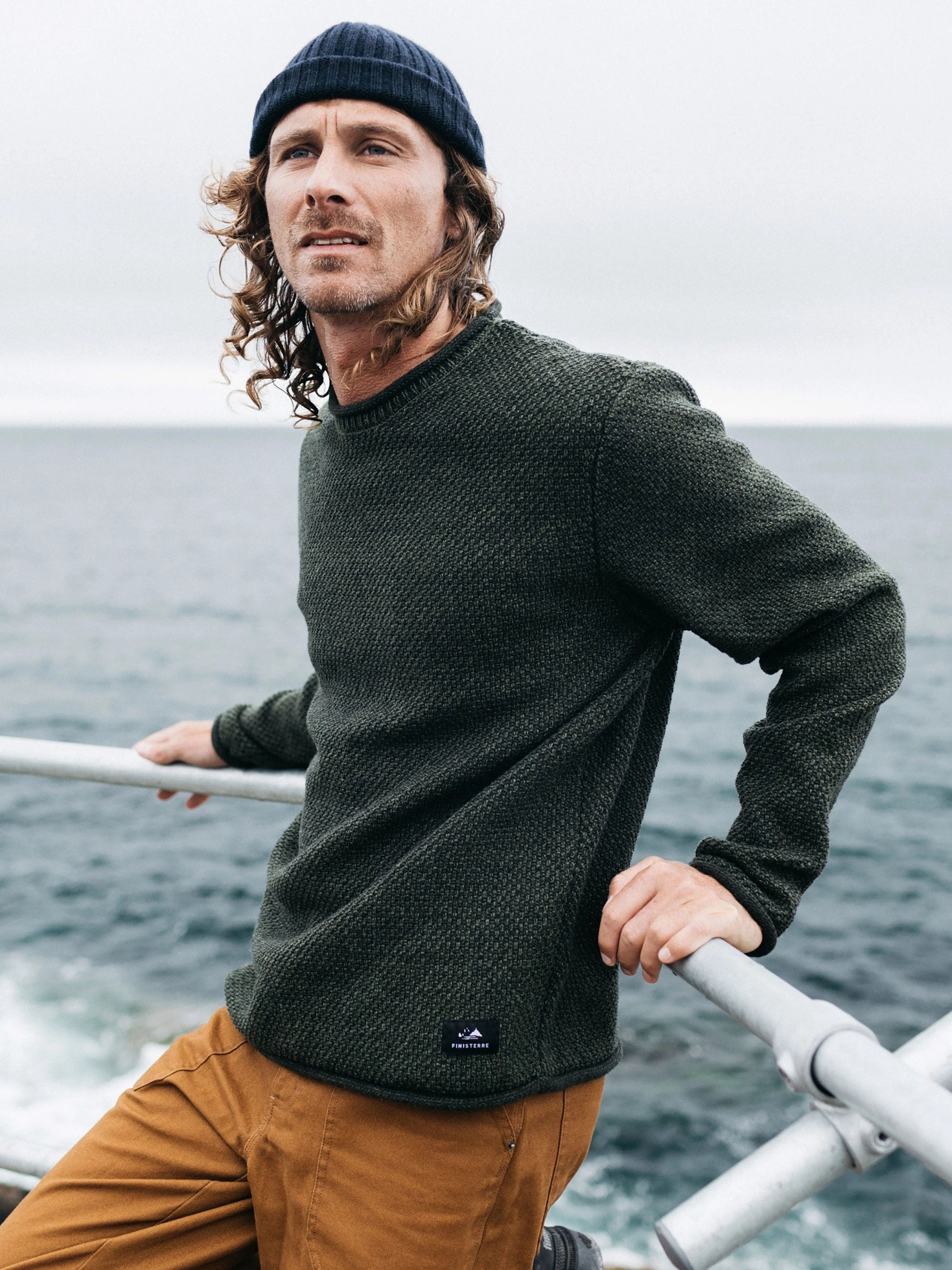 Men's Barents Jumper UV Protection Finish Garment Dyed Process