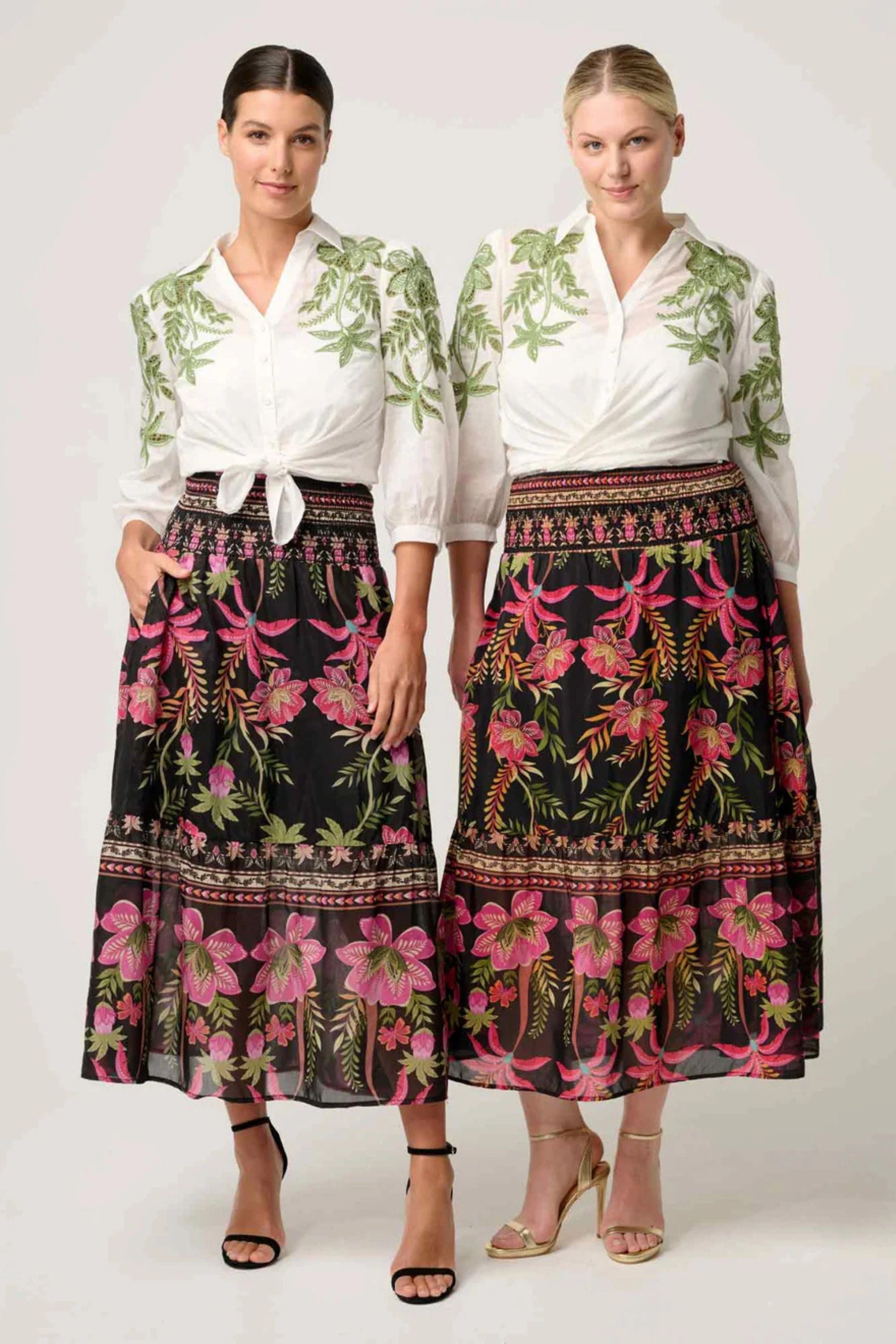 Photography Session CORDELIA COTTON SILK SKIRT - OW61902