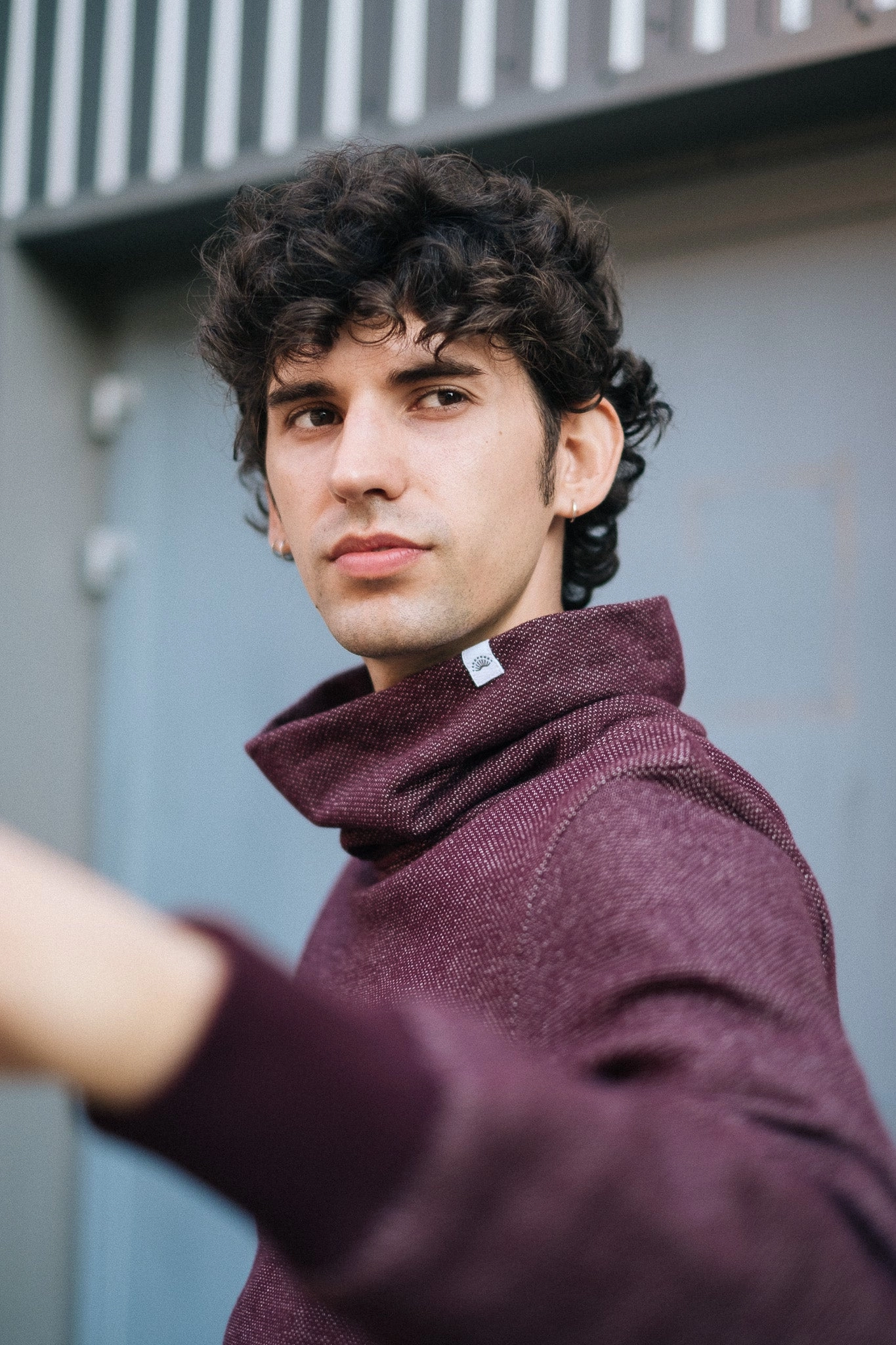 kids' product brand loyalty BICOLOR FUNNELNECK / WINE