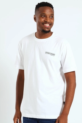 Core Front & Back Print Tee - White Layered Wear