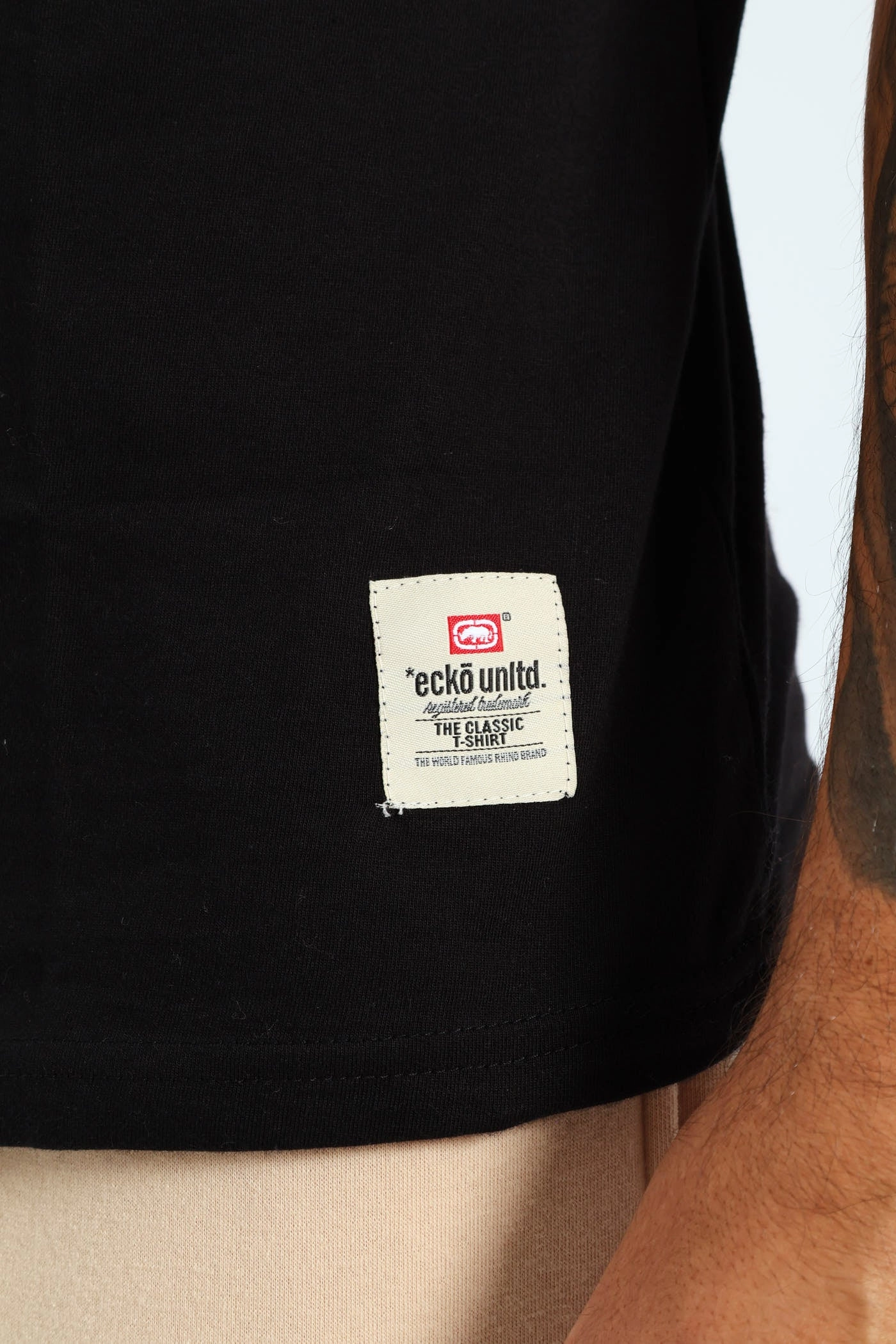 Core Tee - Black Cozy Comfort Look Friction Free Inner Lining