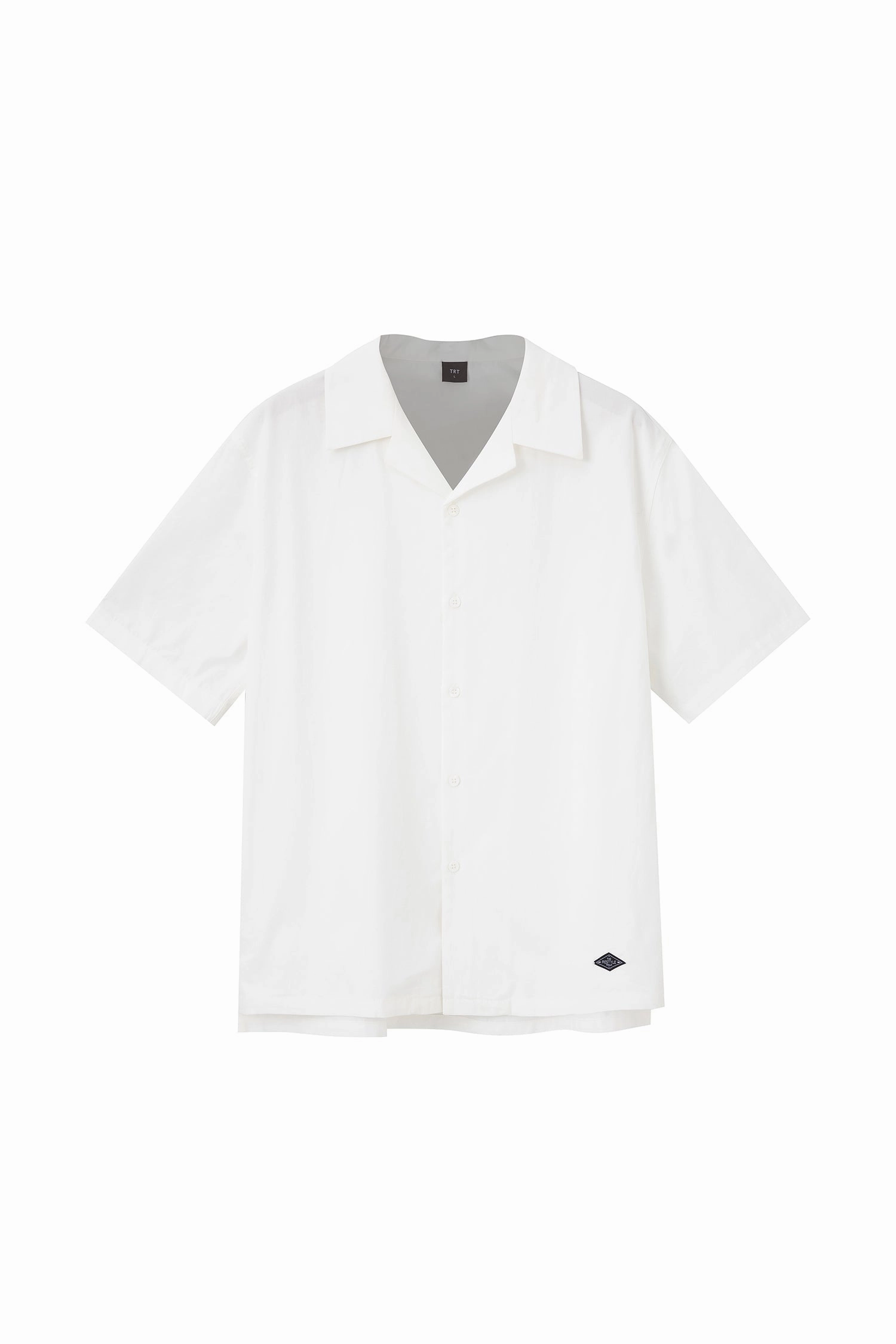 Fresh Style Open Collar Top - Cream