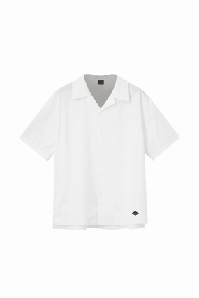 Fresh Style Open Collar Top - Cream