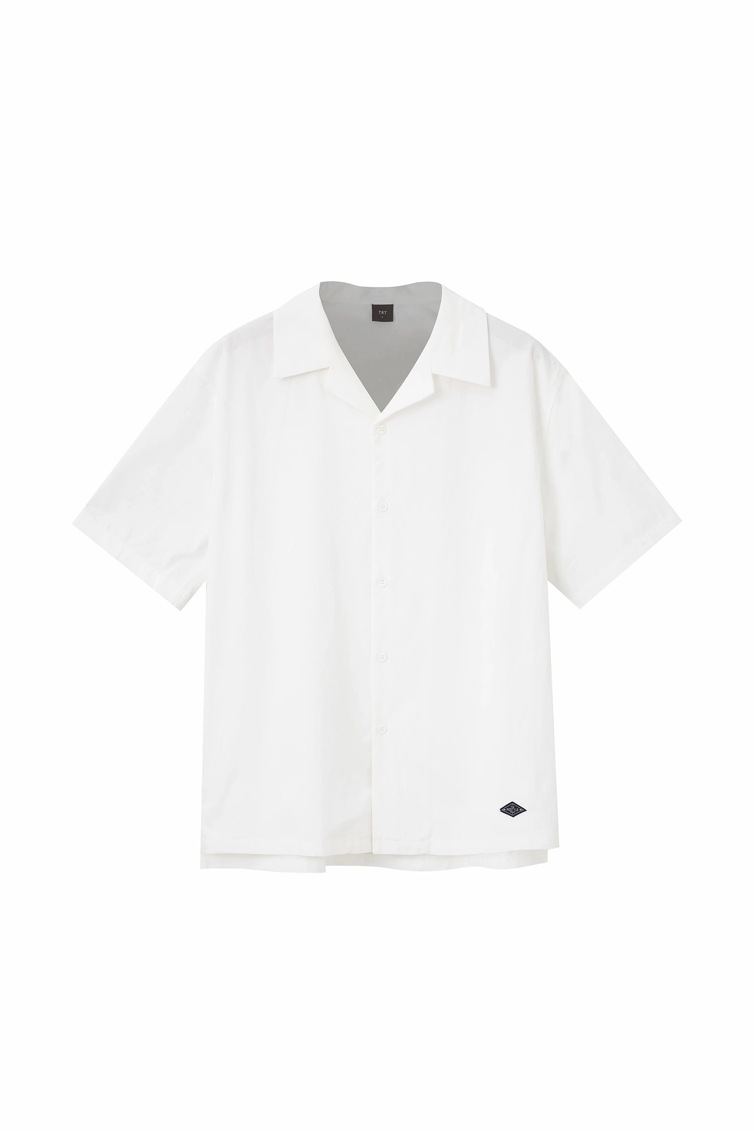 Open Collar Top - Cream Fresh and Cool Fit For All Day