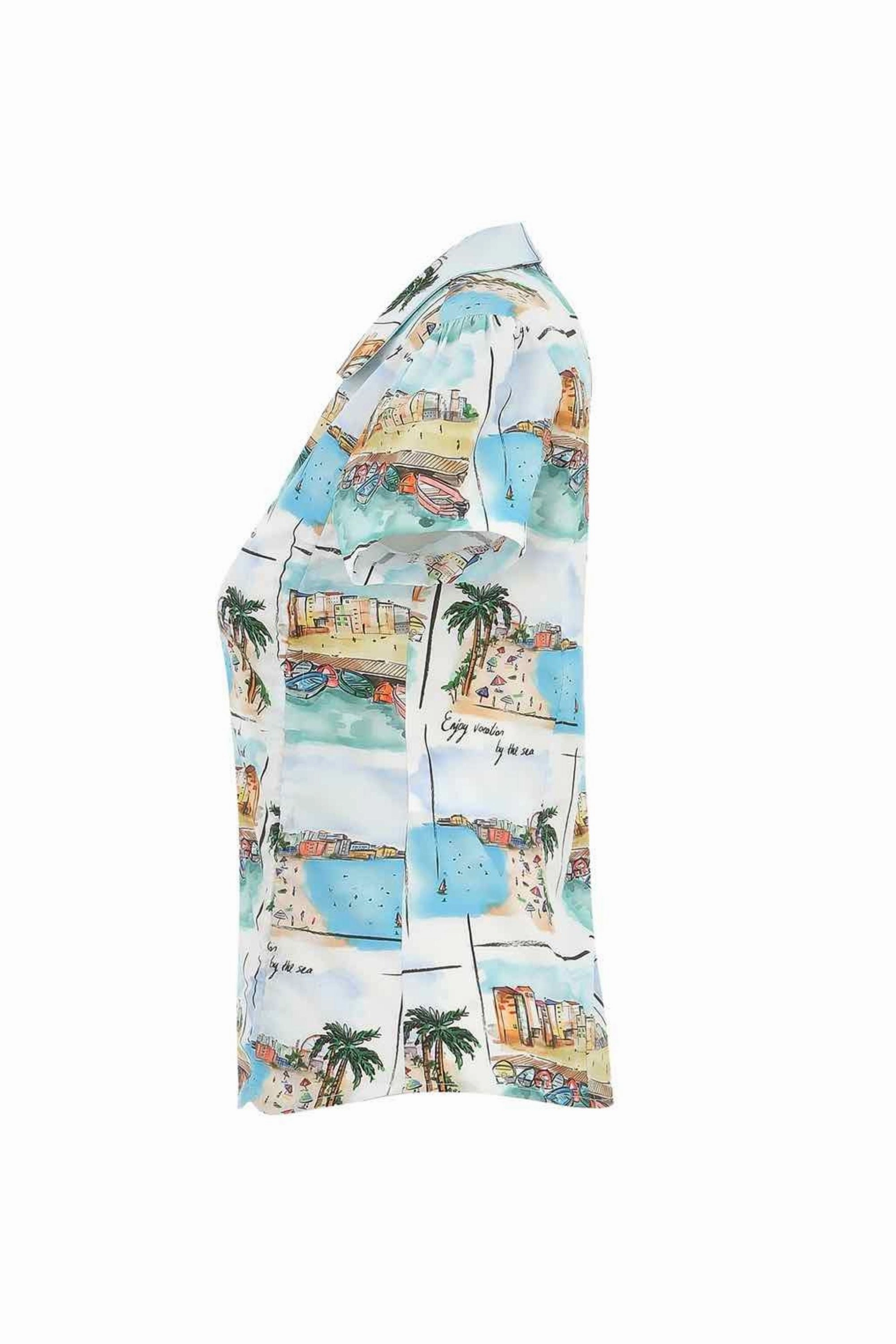 ZIP THRU SHIRT - 25113DC Casual Sophistication