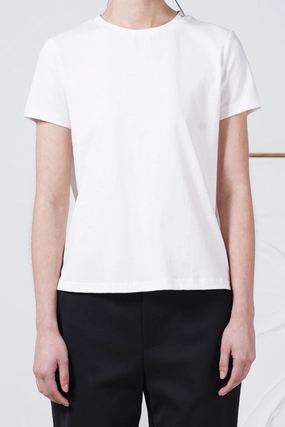 Cotton Crew Neck Tee Quick-Dry Fabric Classic Style