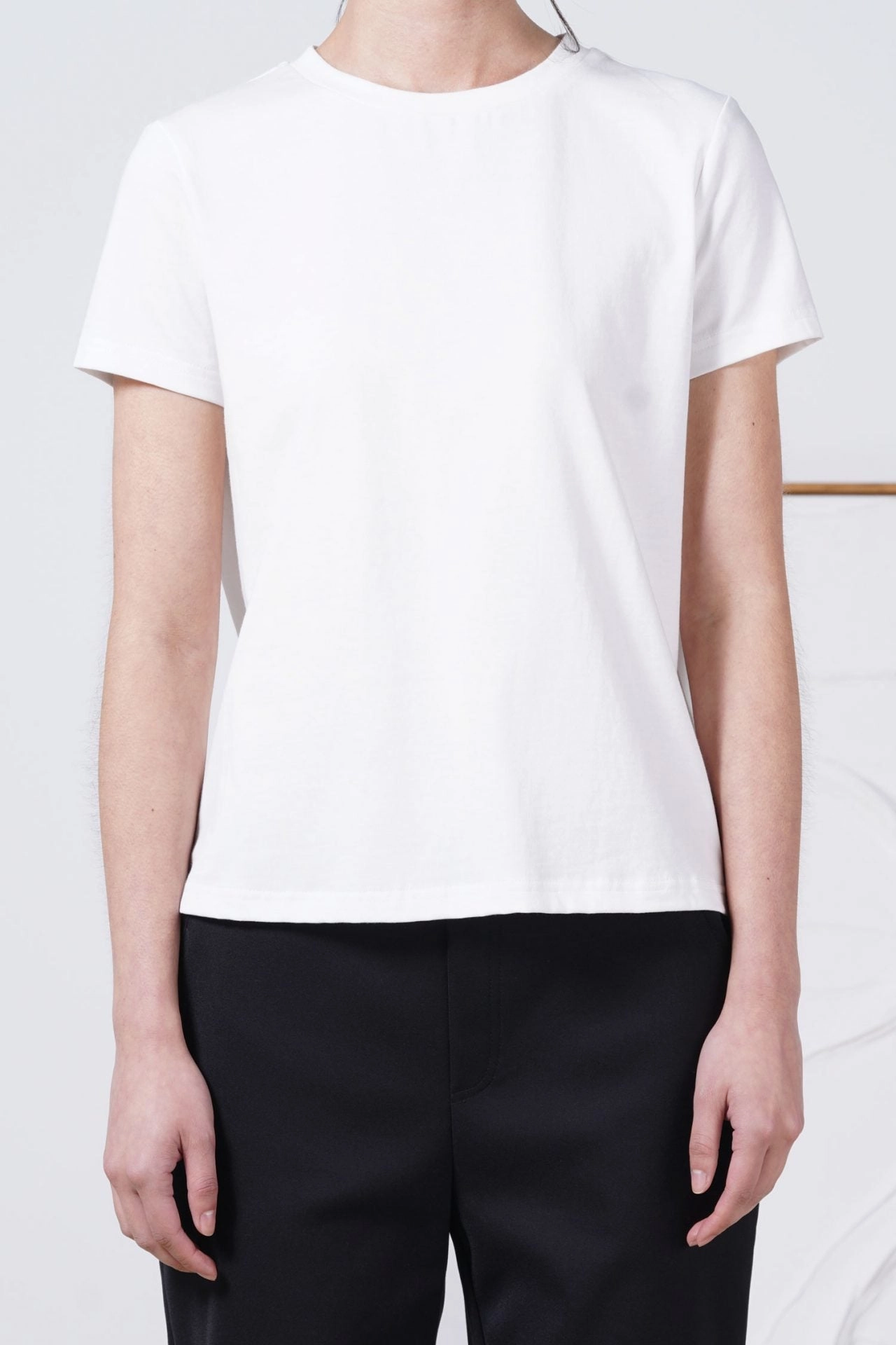 Cotton Crew Neck Tee FadeResistant Bohemian style