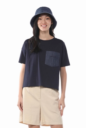 Yoga class Cotton Patch Pocket Embroidery Tee