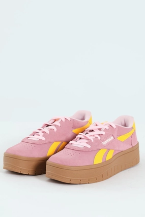 Court Advance Surge Platform Lace Sneaker - Dusty Rose Plush Touch Smooth Support