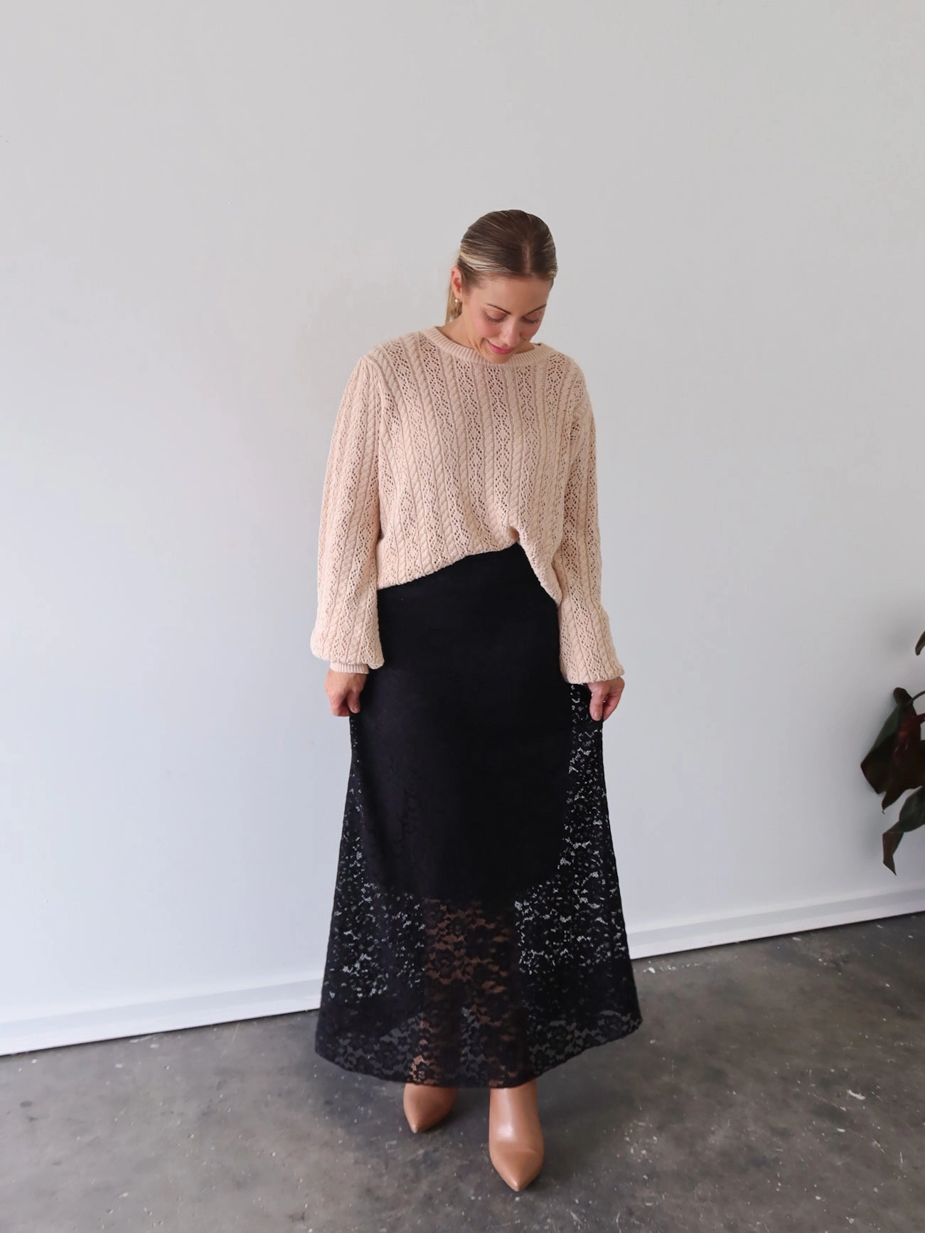 Trend Ready Sustainable Fabric Ellie Skirt - Black