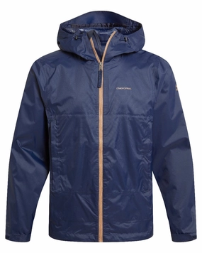 Non Restrictive Silhouette Breathable Lining Craghoppers Mens Owler Waterproof Packable Jacket