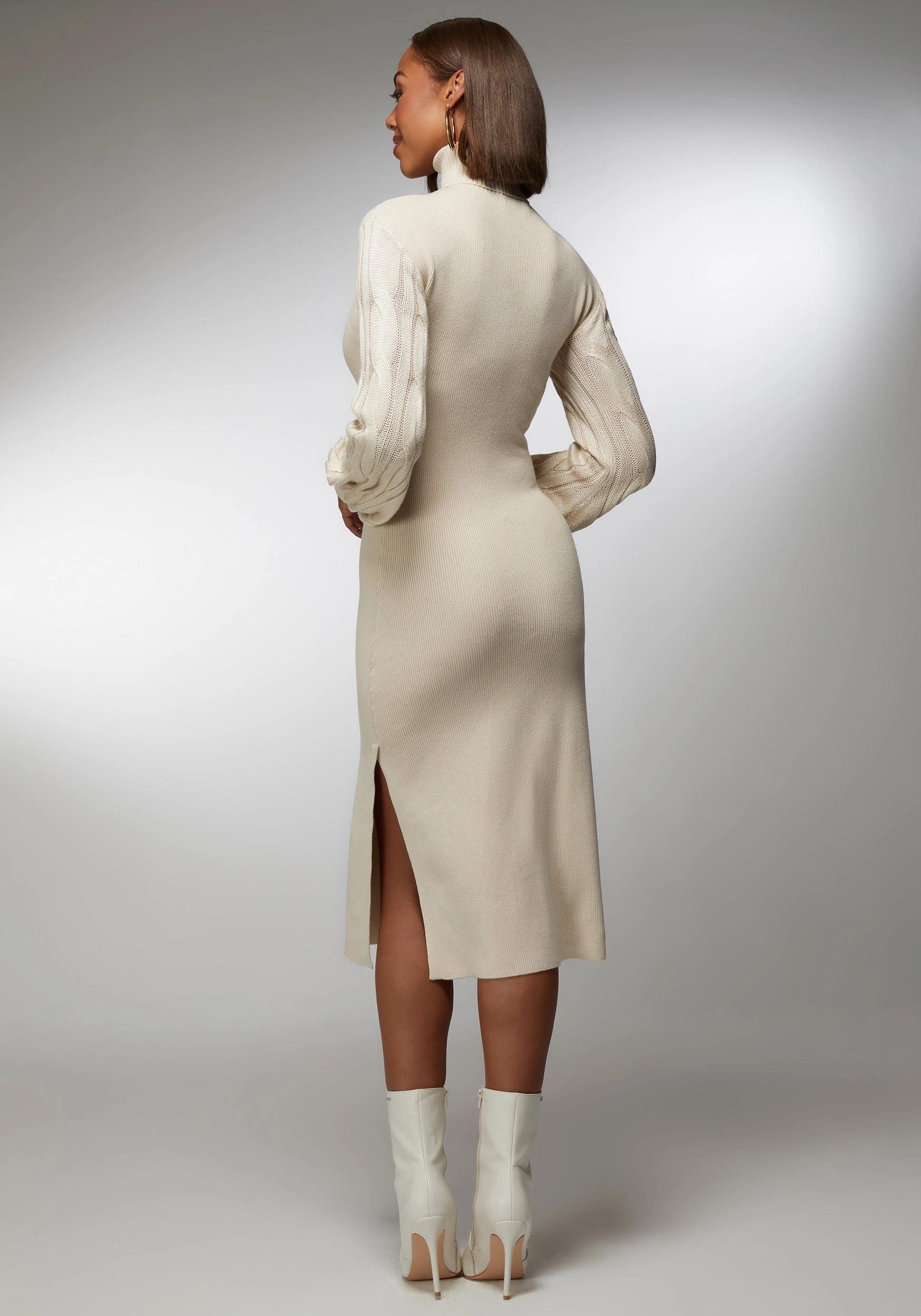 Midi Sweater Dress Urban Light Flattering and Effortless
