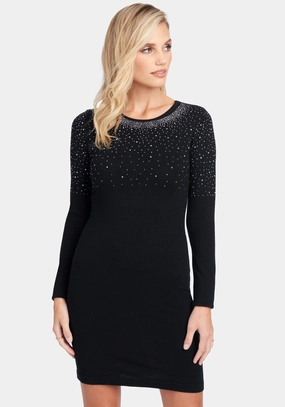All-Day Fit Crew Neck Sweater Dress