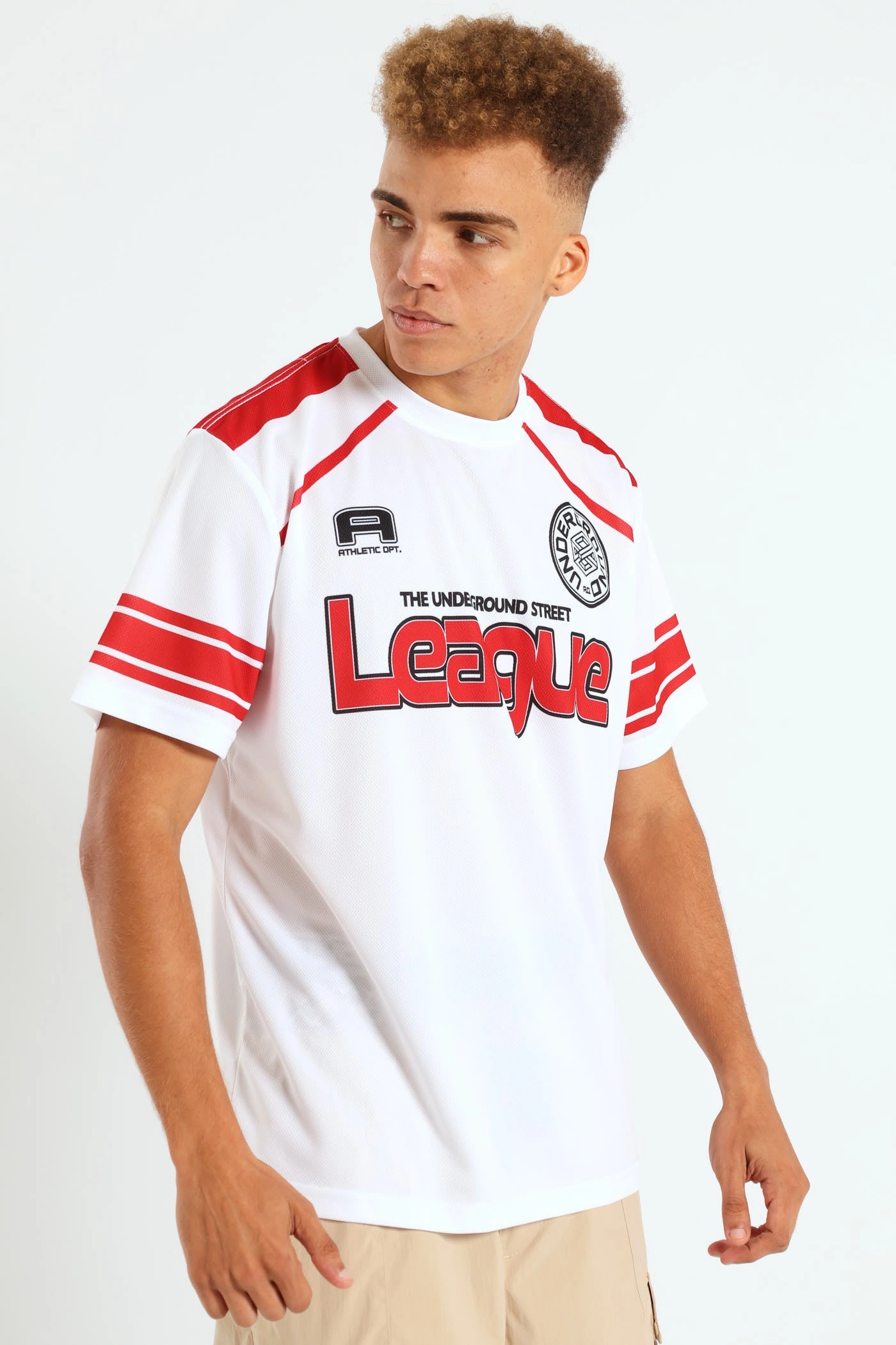 Crew Sports Jersey - White Fit For Movement