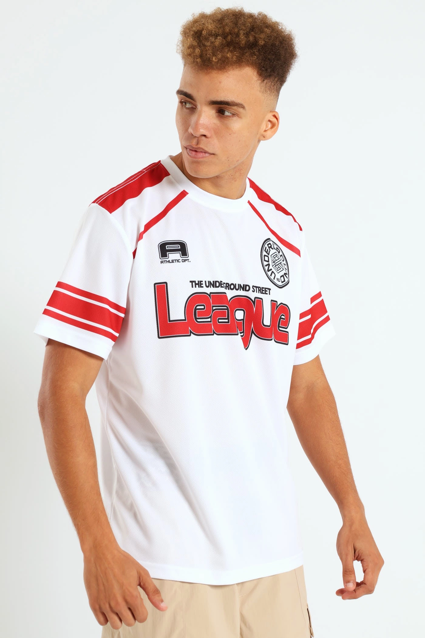 Crew Sports Jersey - White Comfortable Layer Antibacterial Treatment