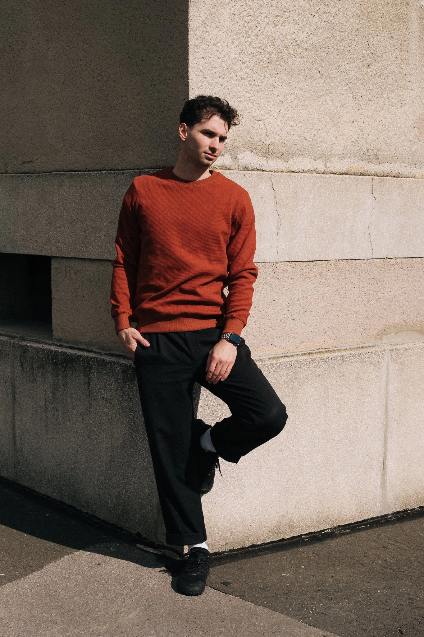 Cold Protection Weekend Wear CREWNECK / 3D HENNA