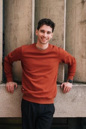 CREWNECK / 3D HENNA Plaid Design