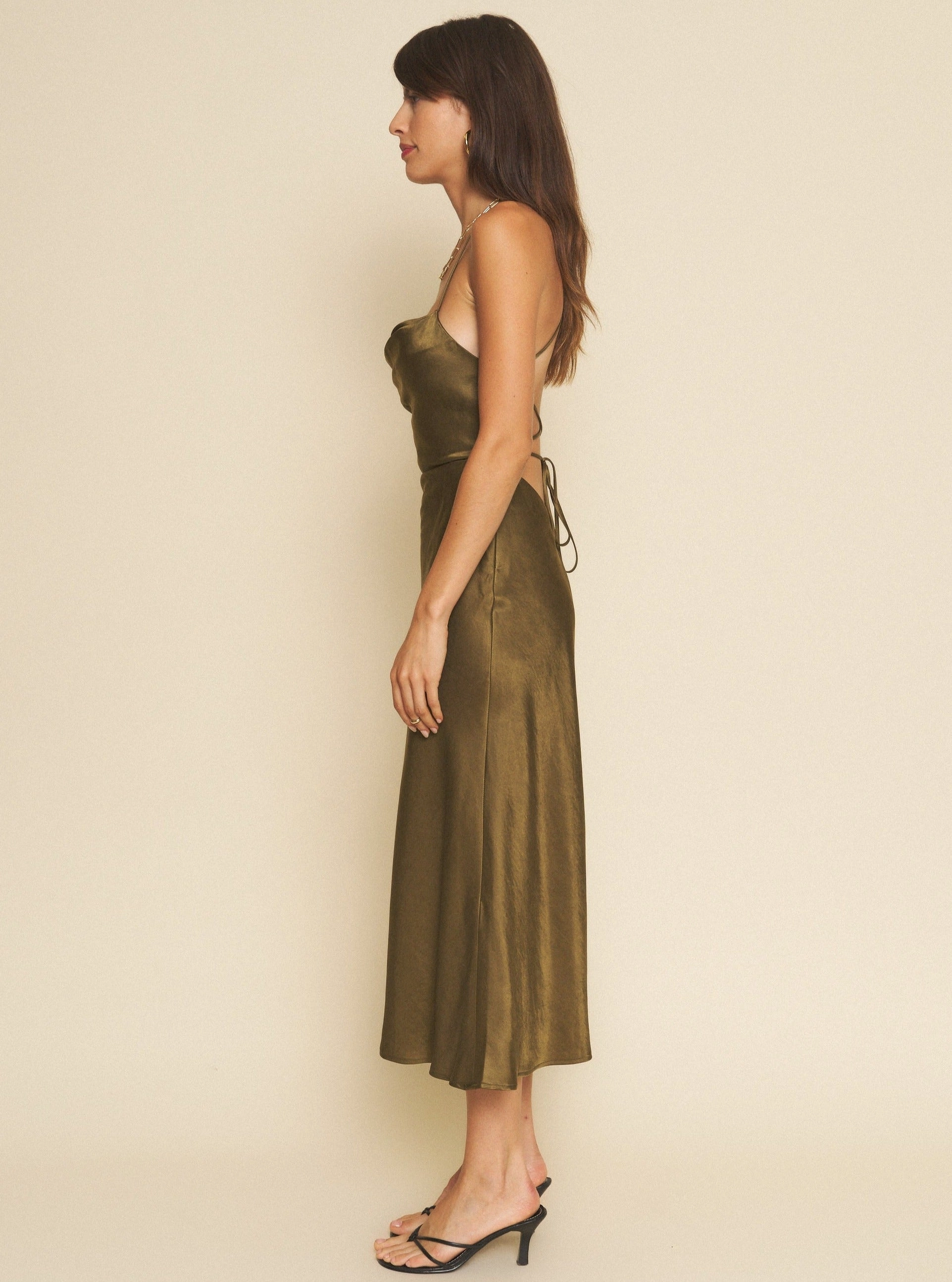 Camille Dress - Hunter Fluid Shape