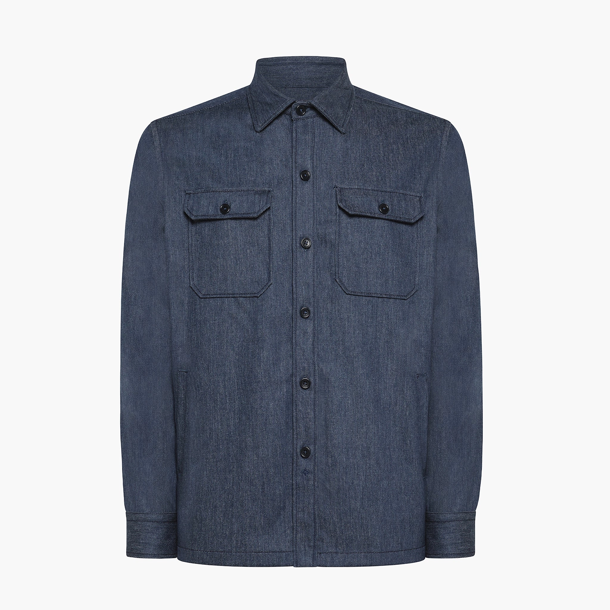 Active Style Trend homecoming David Denim shirt in Trofeo Denim Wool