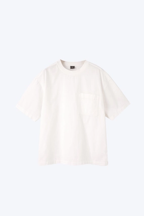 Denim Oversized Patch Pocket Tee - White CompressionFit SublimatedPrint