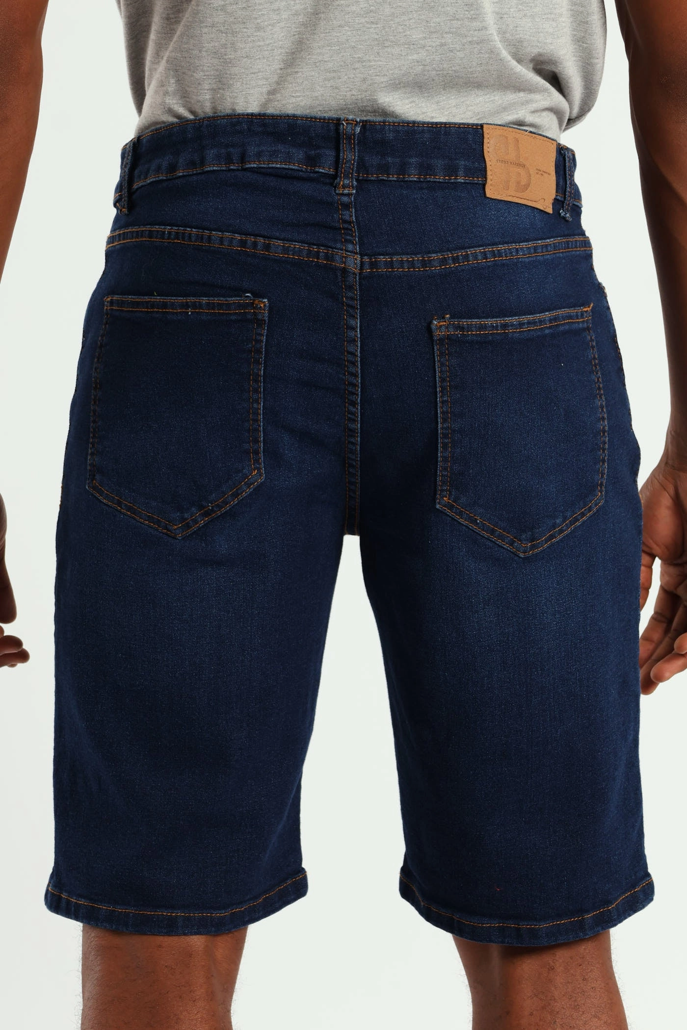 Denim Short - Dark Wash Relax Fit Antibacterial