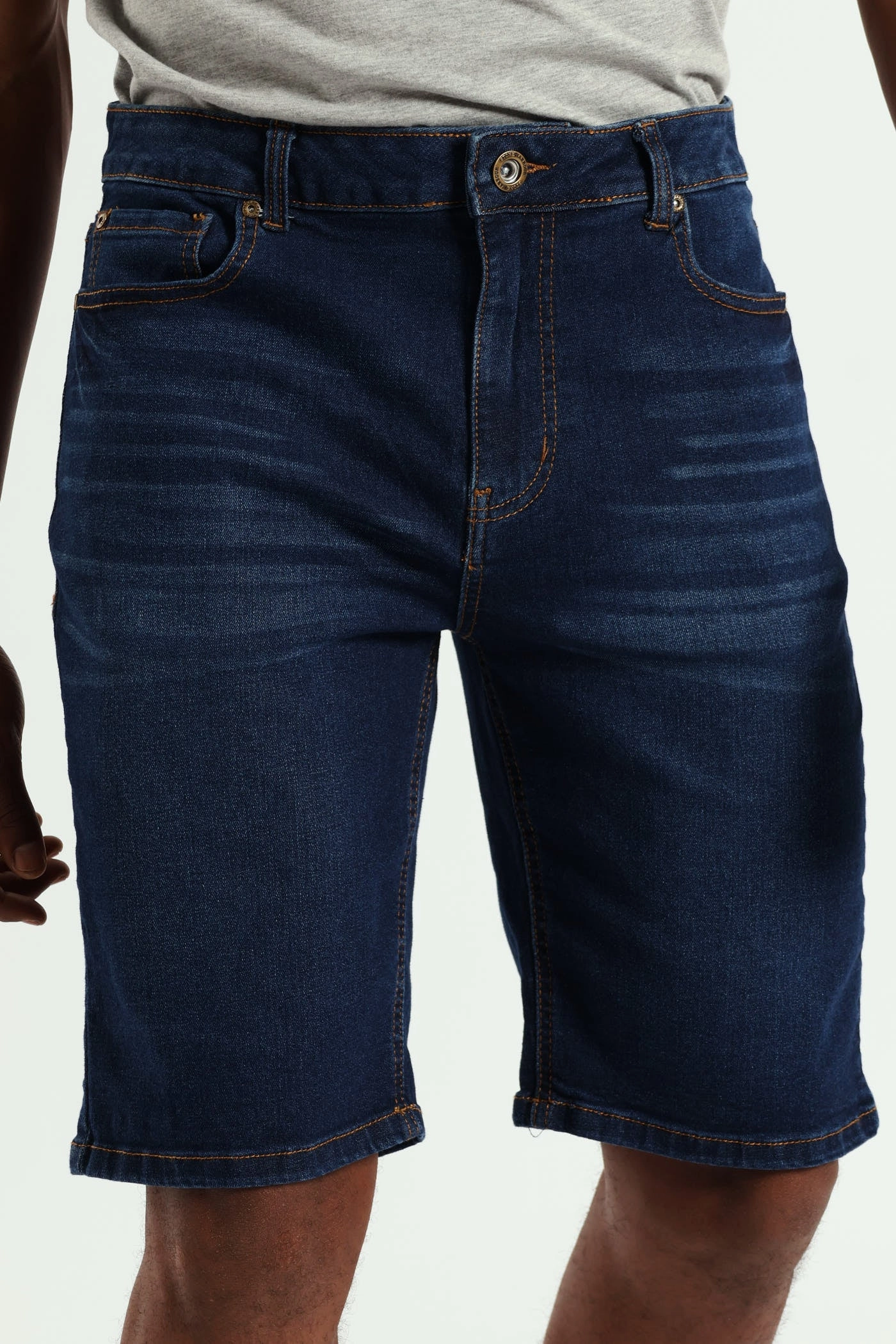 Light Fit Wear Easy Breezy Denim Short - Dark Wash Relax Fit