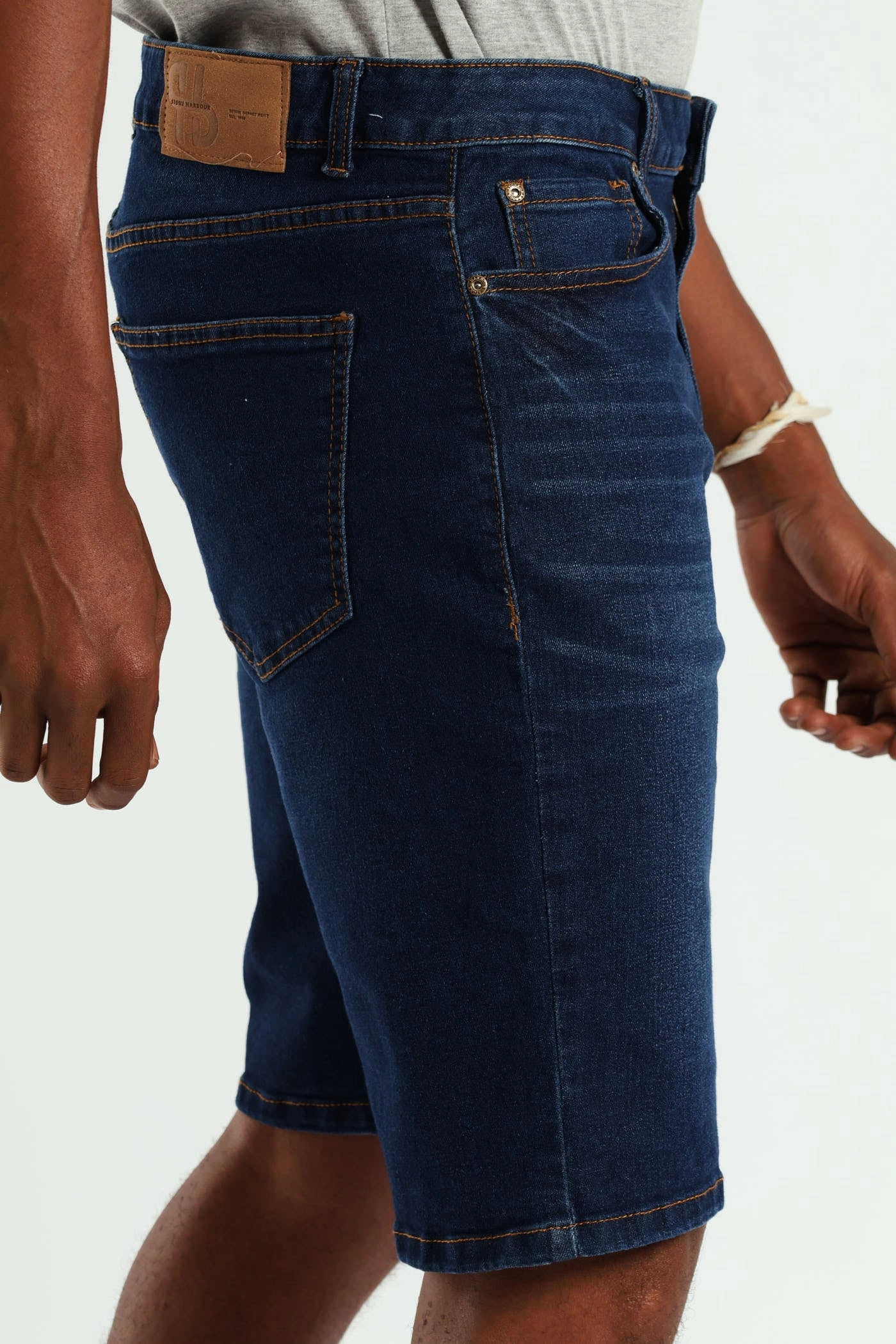 Casual Ease Denim Short - Dark Wash Relax Fit