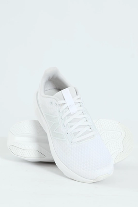 Non Marking Outsole Athleisure 413 V3 Trainer - White/White
